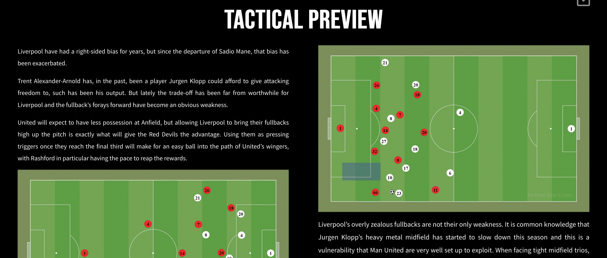 Tactical preview